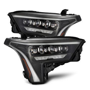 Lampy przednie Toyota Sequoia 2022-2024 Amber DRL LED NOVA seria AlphaRex 880872