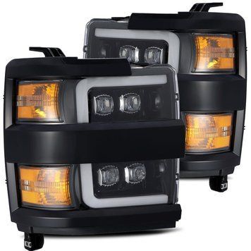 Lampy przednie Chevrolet Silverado 2500 2015-2019 NOVA-Series Jet Black AlphaRex 880229