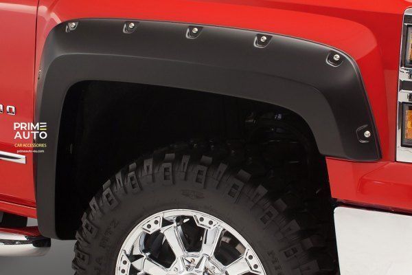 Расширители арок комплект 4 шт Chevrolet Silverado 1500 2014-2018 Max Pocket-style черный Bushwacker 40978-02 40978-02 фото