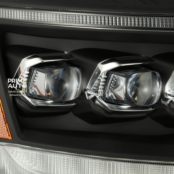Передние фары RAM/Dodge Ram 1500 Classic 2006-2008 LED NOVA серия черные AlphaRex 880536 880536 фото
