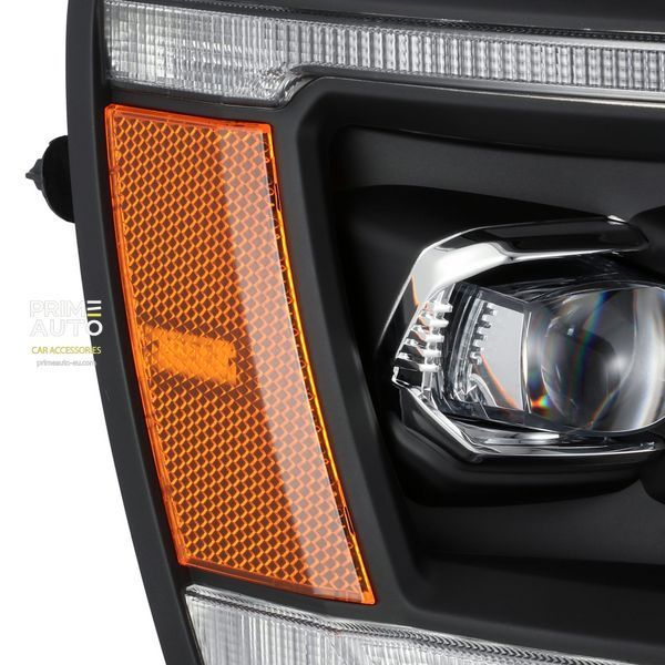Передние фары RAM/Dodge Ram 1500 Classic 2006-2008 LED NOVA серия черные AlphaRex 880536 880536 фото