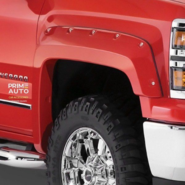 Расширители арок комплект 4 шт Chevrolet Silverado 1500 2014-2018 Max Pocket-style черный Bushwacker 40978-02 40978-02 фото