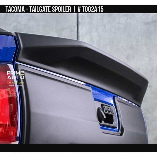 Tailgate Spoiler Toyota Tacoma 2016-2025 black AIR DESIGN TO02A15
