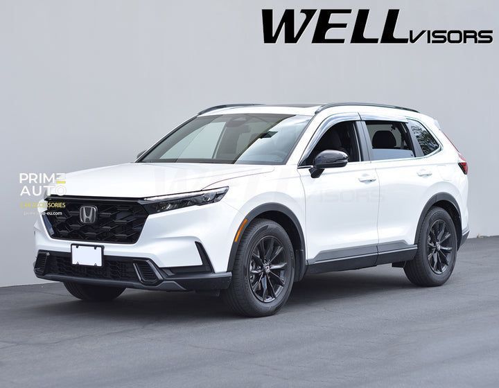 Дефлекторы окон к-т 4 шт с хромированным молдингом Honda CR-V 2023 - 2025 Wellvisors 3-847HD046 3-847HD046 фото