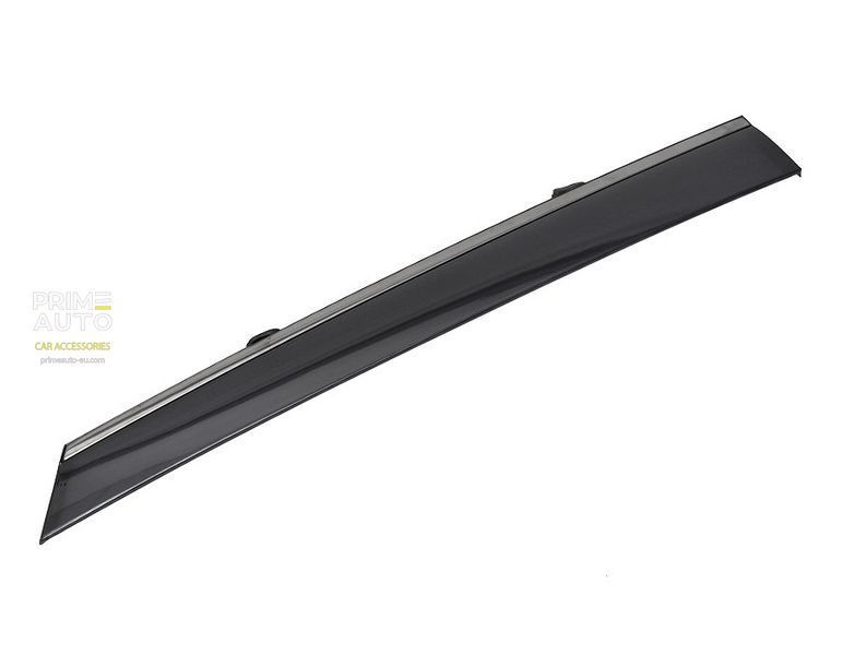 Window Deflectors 4pcs Set With Black Trim Subaru Solterra 2023+ Wellvisors 3-847TY073