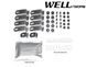 Window Deflectors 4pcs Set Premium Series Mitsubishi Pajero Wagon 1991-2000 Wellvisors 3-847MI011