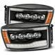 Передние фары RAM/Dodge Ram 1500 Classic 2006-2008 LED NOVA серия черные AlphaRex 880536 880536 фото 1