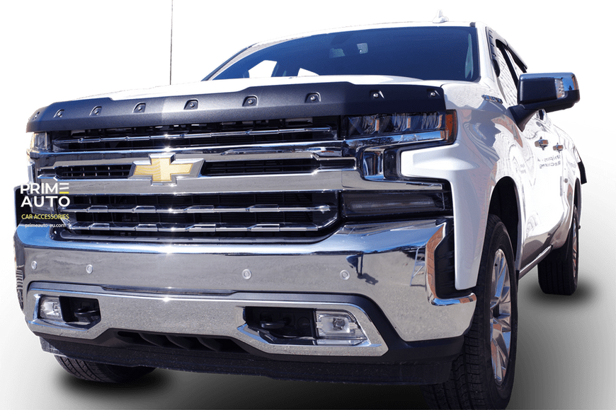 Дефлектор капоту Tough Guard Chevrolet Silverado 3500 2017-2019 гладкий FormFit TS5M15 TS5M15. фото
