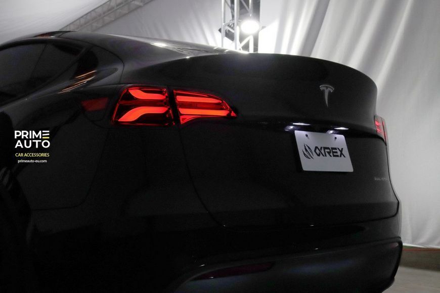 Задние фонари Tesla Model Y 2020-2024 LED PRO серия углево-черные AlphaRex 601030 601030 фото