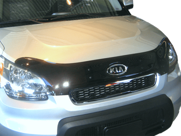 Дефлектор капота Kia Soul 2009-2011 гладкий FormFit HD22K10 HD22K10 фото