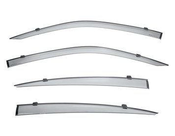 Window Deflectors 4pcs Set Premium Series Dodge Charger 2011-2022 Wellvisors 3-847DG007