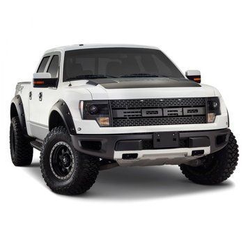 Fender Flares set 4 PCs Ford F-150 SVT Raprot 2010-2014 Pocket-style black Bushwacker 20938-02