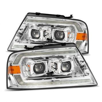 Lampy przednie Ford F-150 2004-2008 LED LUXX seria chrom AlphaRex 880132