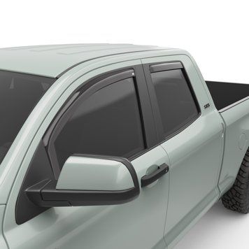 Window Deflectors 4 pcs set Toyota Tundra 2022 - 2025 Dark Gloss Crew Cab EGR 575401