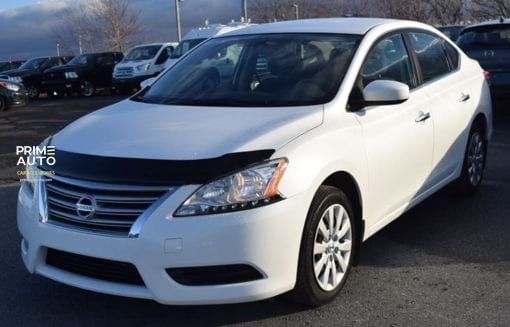 Deflektor maski Nissan Sentra 2013-2015 gładki FormFit HD13B13
