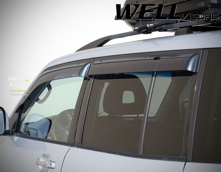 Дефлекторы окон к-т 4 шт Premium серия Mitsubishi Pajero Wagon 2001 - 2006 Wellvisors 3-847MI012 3-847MI012 фото