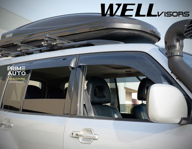 Дефлекторы окон к-т 4 шт Premium серия Mitsubishi Pajero Wagon 2001 - 2006 Wellvisors 3-847MI012 3-847MI012 фото