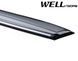 Window Deflectors 4pcs Set with Chrome Trim BMW X5 2007-2018 Wellvisors 3-847BM005