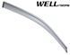Window Deflectors 4pcs Set with Chrome Trim BMW X5 2007-2018 Wellvisors 3-847BM005