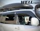 Дефлекторы окон к-т 4 шт Premium серия Mitsubishi Pajero Wagon 2001 - 2006 Wellvisors 3-847MI012 3-847MI012 фото 6