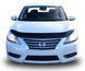Deflektor maski Nissan Sentra 2013-2015 gładki FormFit HD13B13