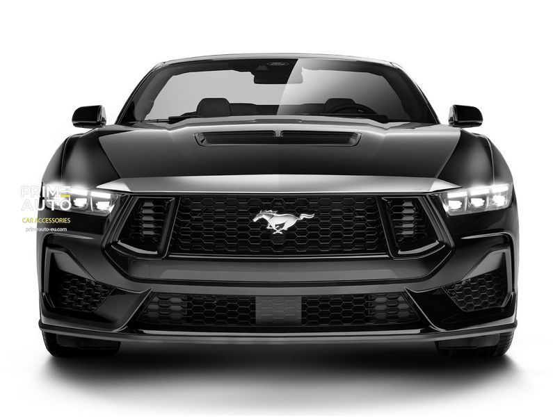 Hood Spoiler Ford Mustang 2024-2025 Aeroskin Chrome AVS 622212