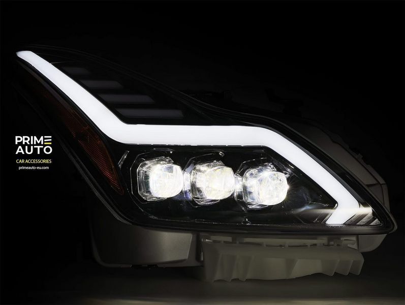 Front lights Infiniti G37 2008-2013 LED NOVA series AlphaRex 881985