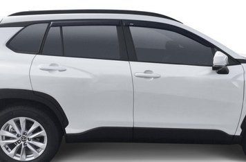 Owiewki do szyb samochodowych spoiwo ciemny Toyota Corolla Cross 2022- 2025 num 4 szt AVS 94168