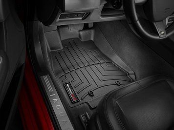 Car Mats 3D Liners Front Jaguar XF 2009 - 2015 Black WeatherTech 444461