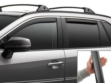 Deflectoare de ferestre inserabil faţă+spate Chevrolet Trailblazer 2021-2026 mat &icirc;nchis WeatherTech 82978IMB