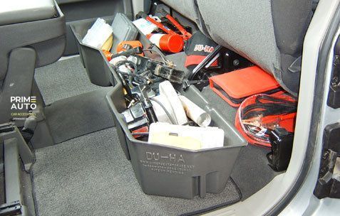 Schowek pod siedzeniem Nissan Titan 2004-2025 Crew\King Cab czarny D&Uuml;HA 40012