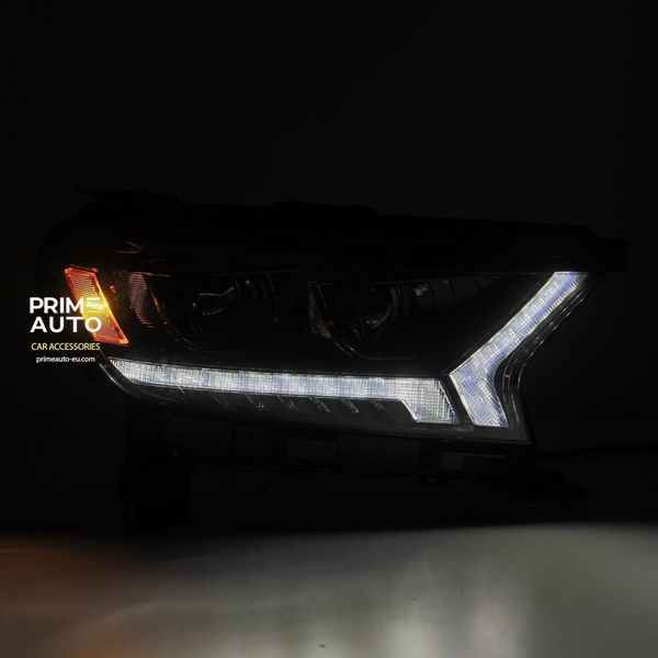 Передние фары LED Ford Ranger 2019 - 2022 LED LUXX серия черные AlphaRex 880122 880122 фото