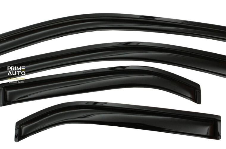 Window Deflectors 4 pcs Set Toyota COROLLA CROSS 2022-2025 Ventvisor OUTSIDE MOUNT Smoke AVS 94168