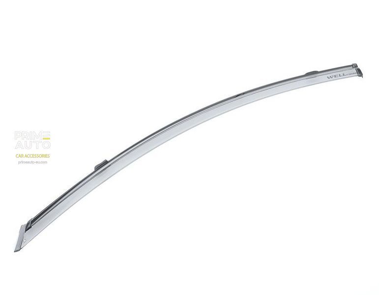 Window Deflectors 4pcs Set With Black Trim Nissan Sentra 2020-2022 Wellvisors 3-847NS024