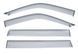 Owiewki do szyb samochodowych num 4 szt Premium seria Mitsubishi Pajero Sport 2000 - 2004 Wellvisors 3-847MI013