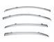 Window Deflectors 4pcs Set With Black Trim Nissan Sentra 2020-2022 Wellvisors 3-847NS024