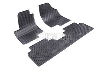 Dywaniki samochodowe gumowe zestaw 4 szt czarny Hyundai ix20 2010-2018 Rigum 901504