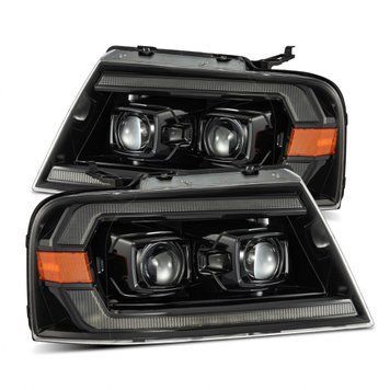 Lampy przednie Ford F-150 2004-2008 PRO seria kolor Alpha-Black AlphaRex 880136