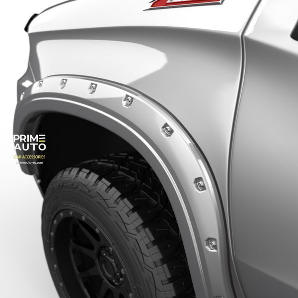 Poszerzenia nadkoli Chevrolet Silverado 1500 2019 - 2026 Bolt-On Style kolor Silver Metallic EGR 791694 - GAN