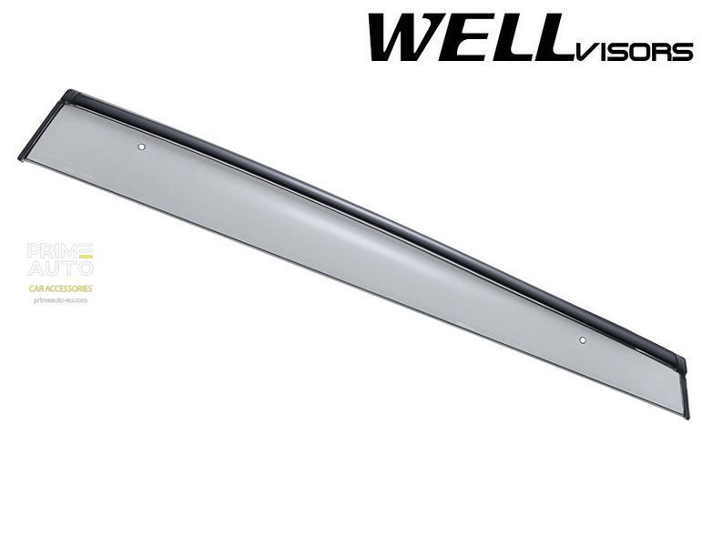 Window Deflectors 4pcs Set With Black Trim Nissan Murano 2009-2014 Wellvisors 3-847NS004