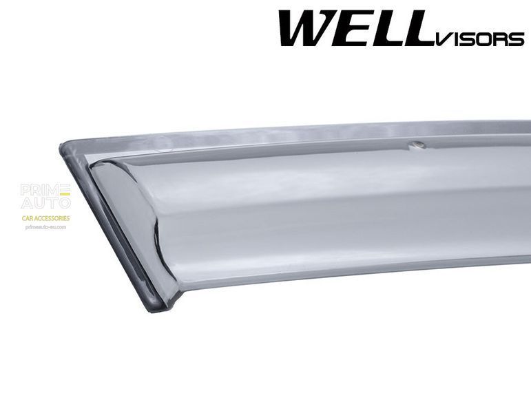 Owiewki do szyb samochodowych num 4 szt aerodynamiczny Ford Fiesta 2011 - 2019 Sedan Wellvisors 3-847FD005