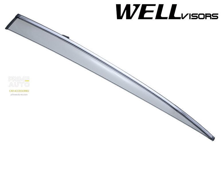Owiewki do szyb samochodowych num 4 szt z chromowaną odlewanie Lexus GS 2006 - 2011 Wellvisors 3-847LX004