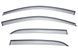 Дефлекторы окон к-т 4 шт с черным хромированным молдингом Honda Accord 2003 - 2007 Sedan Wellvisors 3-847HD016 3-847HD016 фото 1
