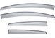 Owiewki do szyb samochodowych num 4 szt aerodynamiczny Ford Fiesta 2011 - 2019 Sedan Wellvisors 3-847FD005