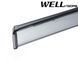 Window Deflectors 4pcs Set With Black Trim Nissan Murano 2009-2014 Wellvisors 3-847NS004