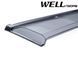 Window Deflectors 4pcs Set With Black Trim Nissan Murano 2009-2014 Wellvisors 3-847NS004
