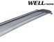 Window Deflectors 4pcs Set With Black Trim Nissan Murano 2009-2014 Wellvisors 3-847NS004