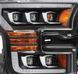 Передние фары Ford F150 Raptor 20175-2020 LED NOVA серия черные AlphaRex 880152 880152. фото 2