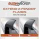 Fender Flares set 4 PCs RAM/Dodge Ram 2500/3500 2019-2025 Extended-A-style black Bushwacker 50931-02