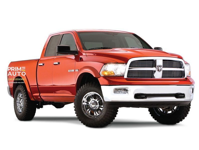 Fender Flares set 4 PCs RAM/Dodge Ram 2500/3500 2019-2025 Extended-A-style black Bushwacker 50931-02